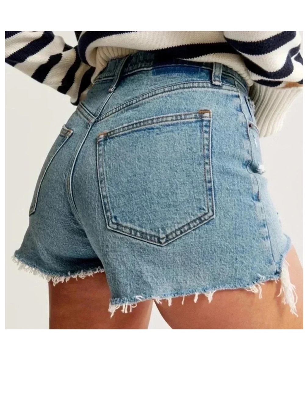 Abercrombie & Fitch Curve Love High Rise Mom Short 32 NWOT